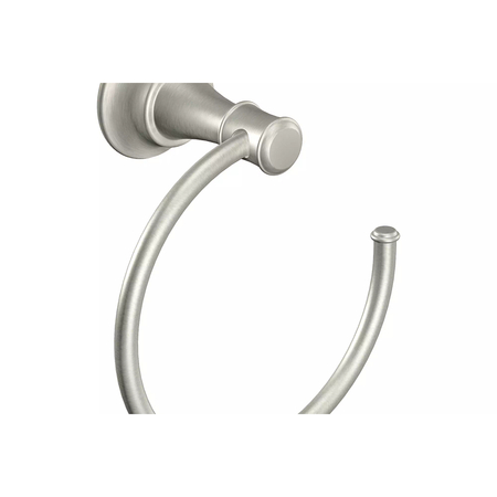 Gilmour Spot resist brushed nickel towel bar/towel ring -  MOEN, Y6386BN